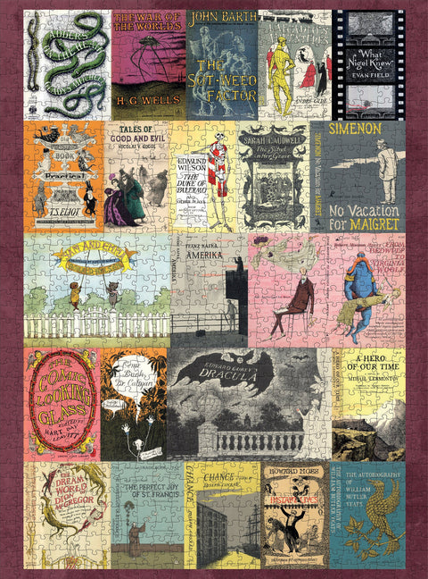 Made up: Edward Gorey's Book Covers – 1000 Piece Jigsaw Puzzle (Pomegranate)