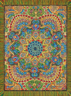 Made up: Tapestry Mandala by Paul Heussenstamm – 1000 Piece Jigsaw Puzzle (Pomegranate)