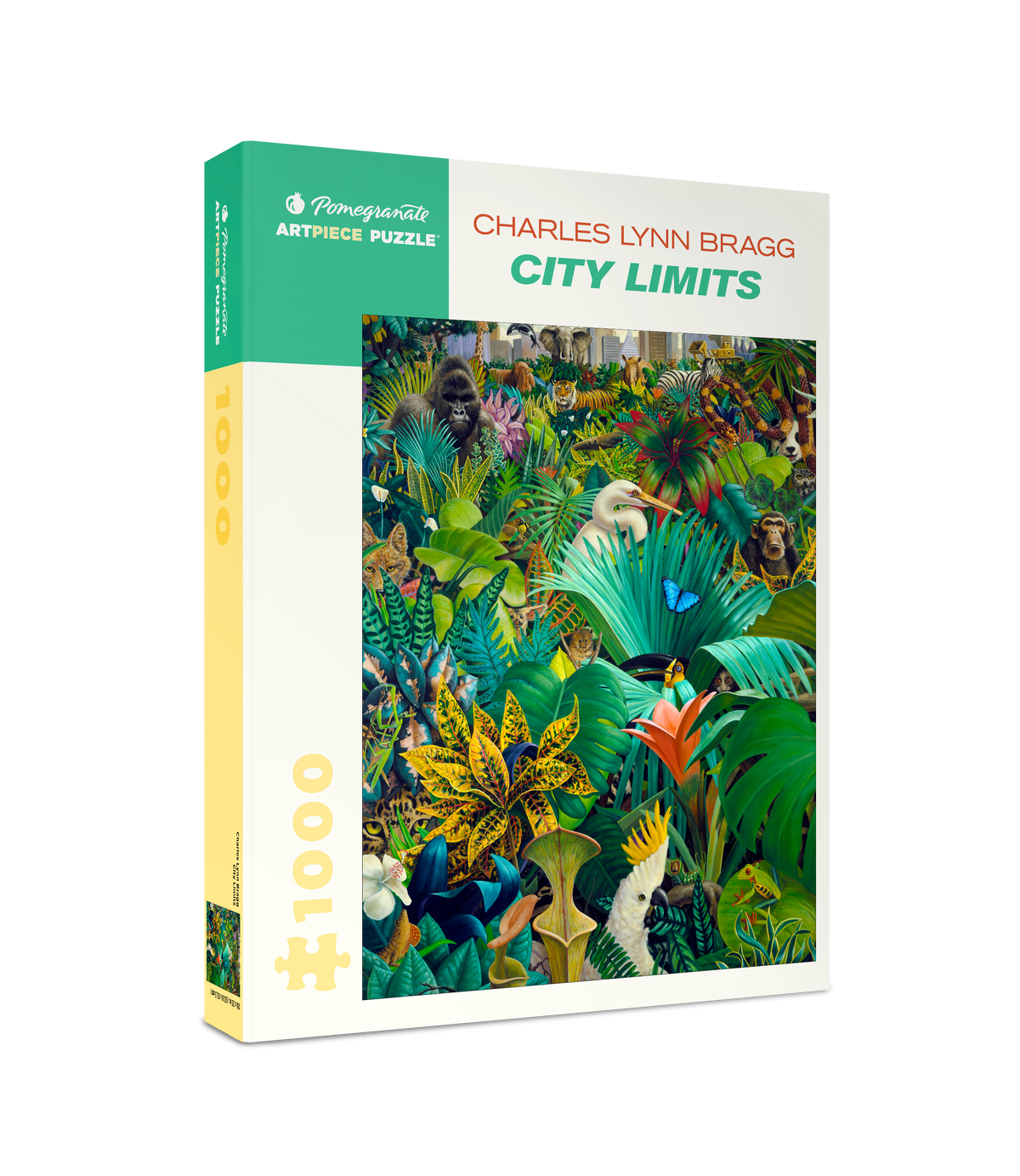 Box, turned right: City Limits by Charles Lynn Bragg – 1000 Piece Jigsaw Puzzle (Pomegranate)