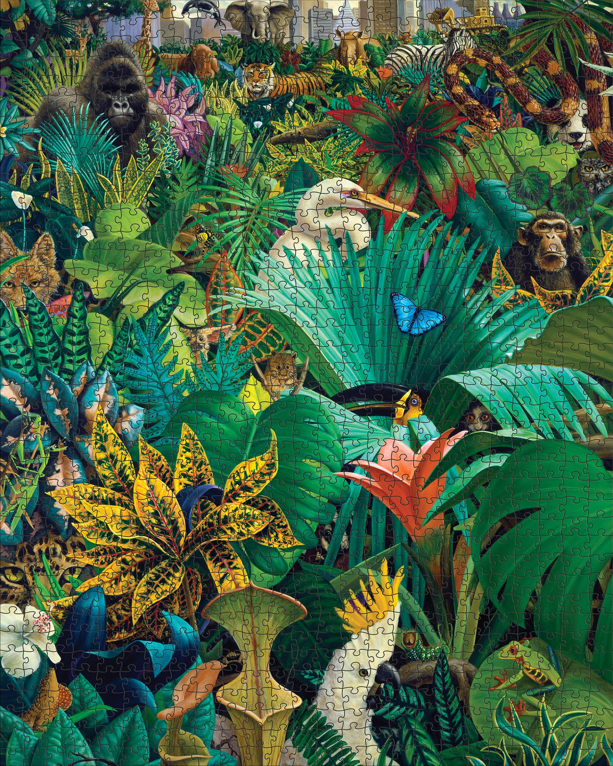Made up: City Limits by Charles Lynn Bragg – 1000 Piece Jigsaw Puzzle (Pomegranate)