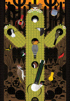 Made up: The Desert by Charley Harper – 1000 Piece Jigsaw Puzzle (Pomegranate)