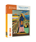 Box, turned right: Harriet Tubman by William H. Johnson – 500 Piece Jigsaw Puzzle (Pomegranate)
