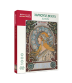 Box, turned right: Zodiac by Alphonse Mucha – 1000 Piece Jigsaw Puzzle (Pomegranate)