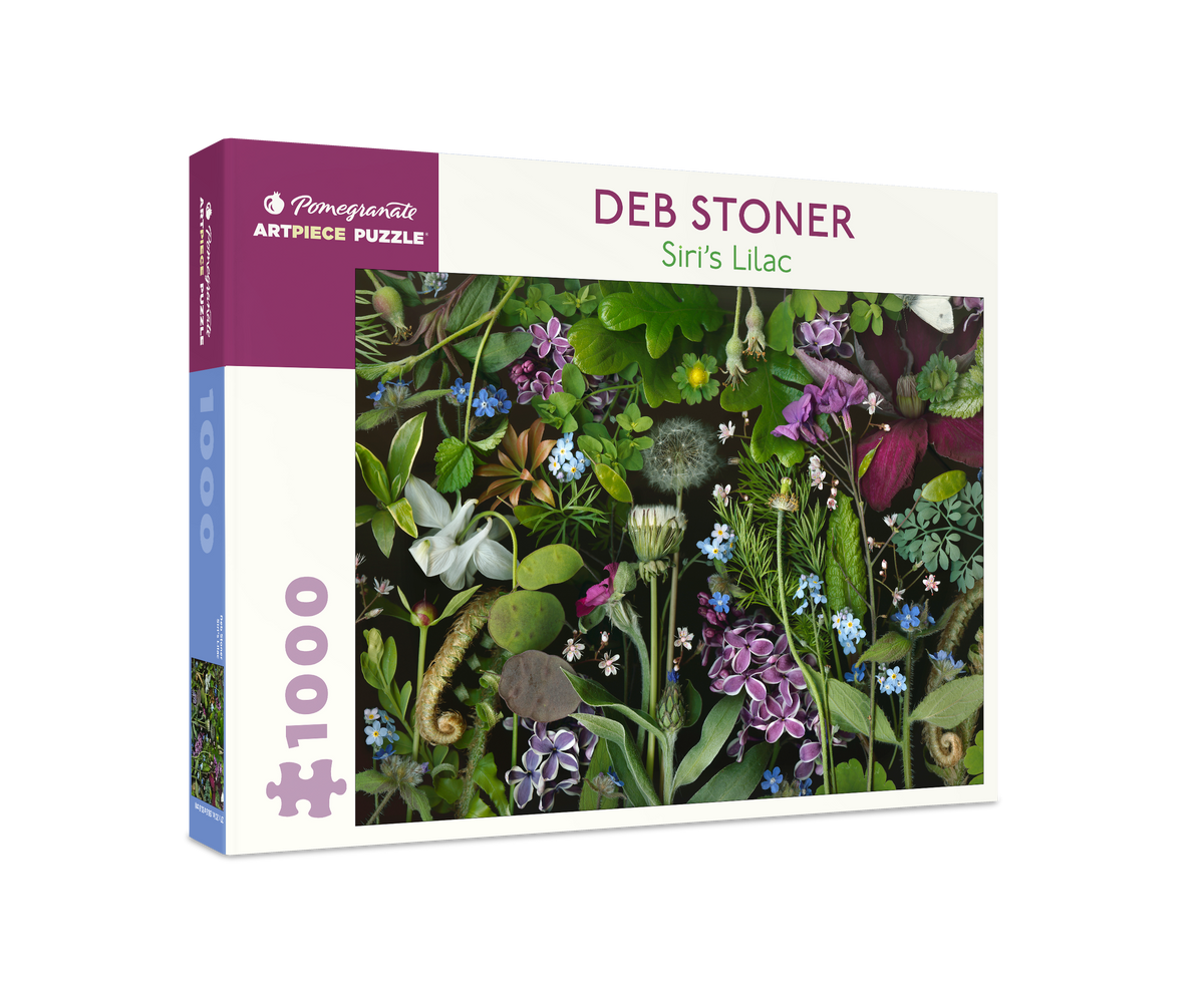 Box, turned right: Siri's Lilac by Deb Stoner – 1000 Piece Jigsaw Puzzle (Pomegranate)