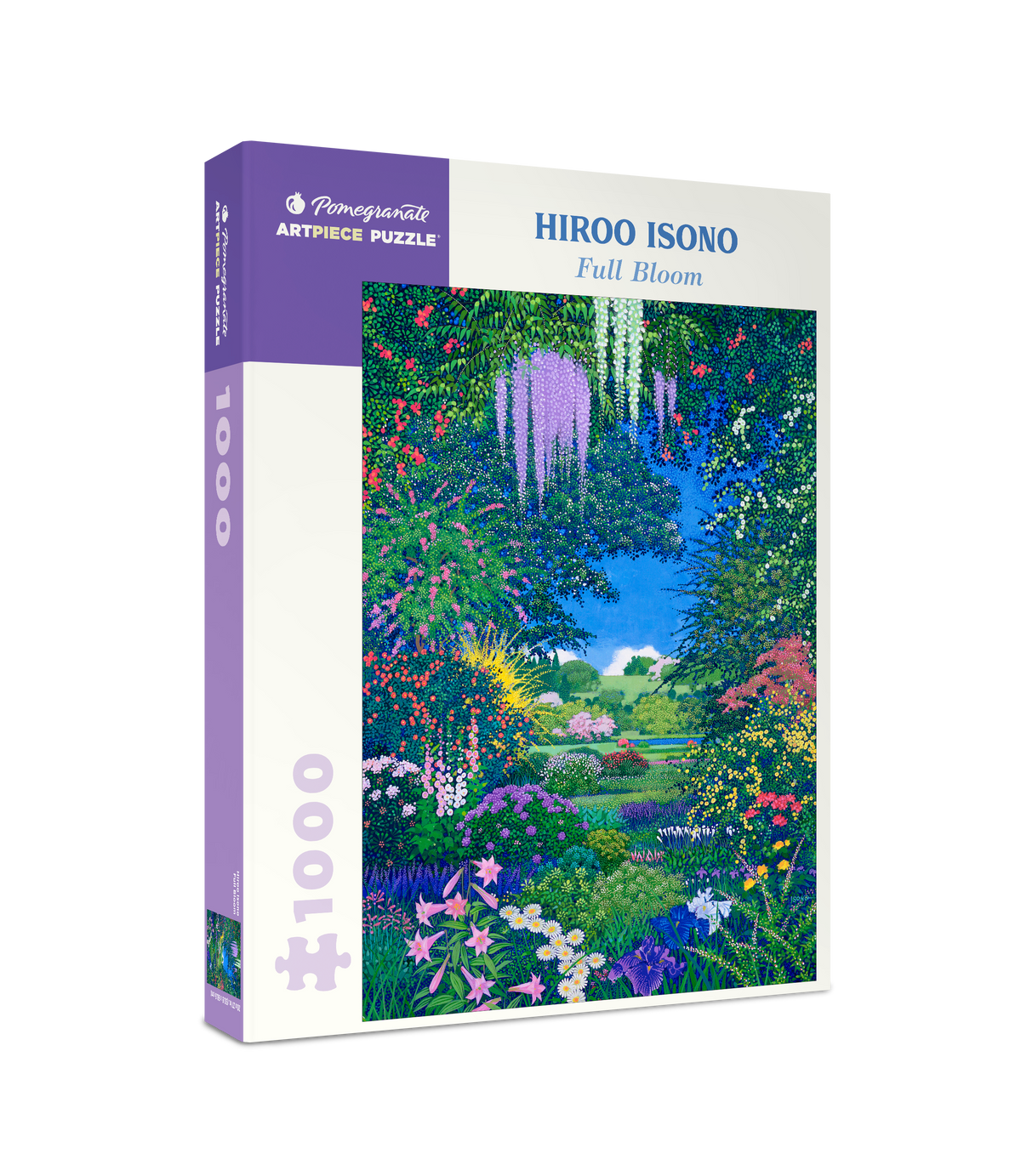 Box, turned right: Full Bloom by Hiroo Isono – 1000 Piece Jigsaw Puzzle (Pomegranate)