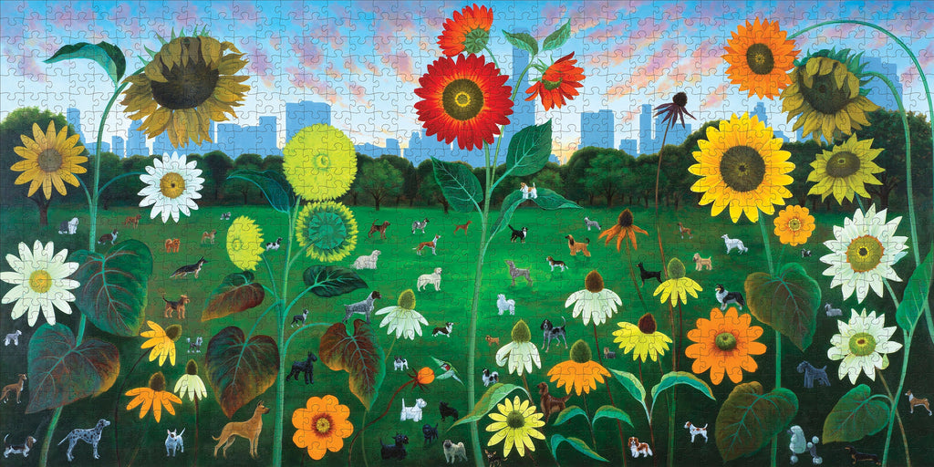 Made up: Sunset over Dog's Dream by L. C. Armstrong – 1000 Piece Jigsaw Puzzle (Pomegranate)