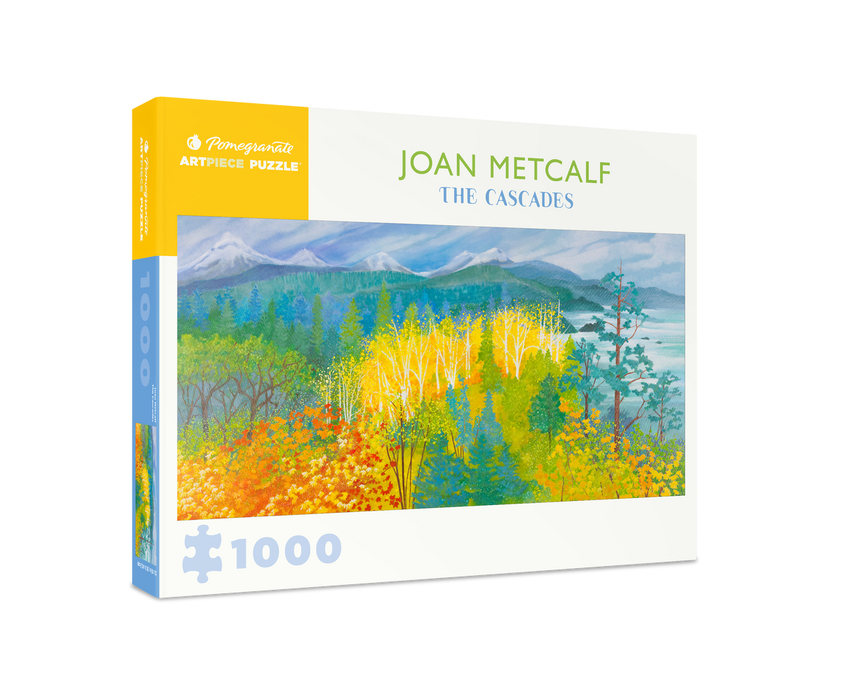 Box, turned right: The Cascades by Joan Metcalf – 1000 Piece Jigsaw Puzzle (Pomegranate)