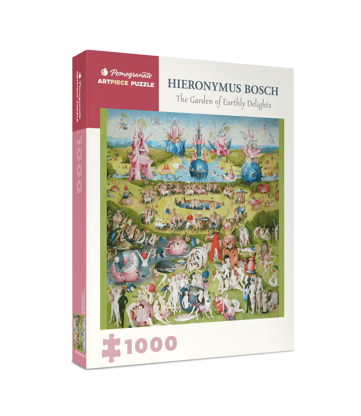 Box, turned right: The Garden of Earthly Delights by Hieronymus Bosch – 1000 Piece Jigsaw Puzzle (Pomegranate)