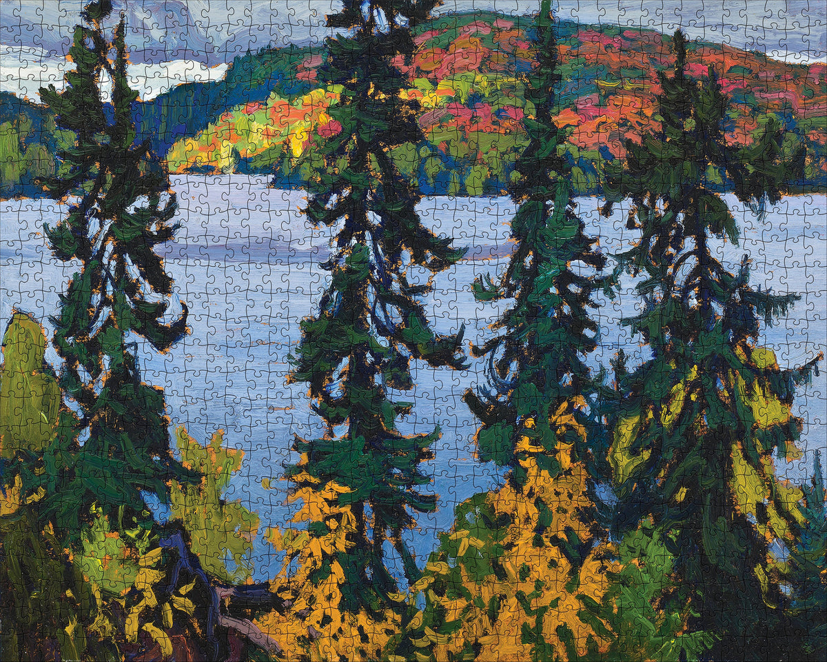 Made up: Montreal River by Lawren S. Harris – 1000 Piece Jigsaw Puzzle (Pomegranate)