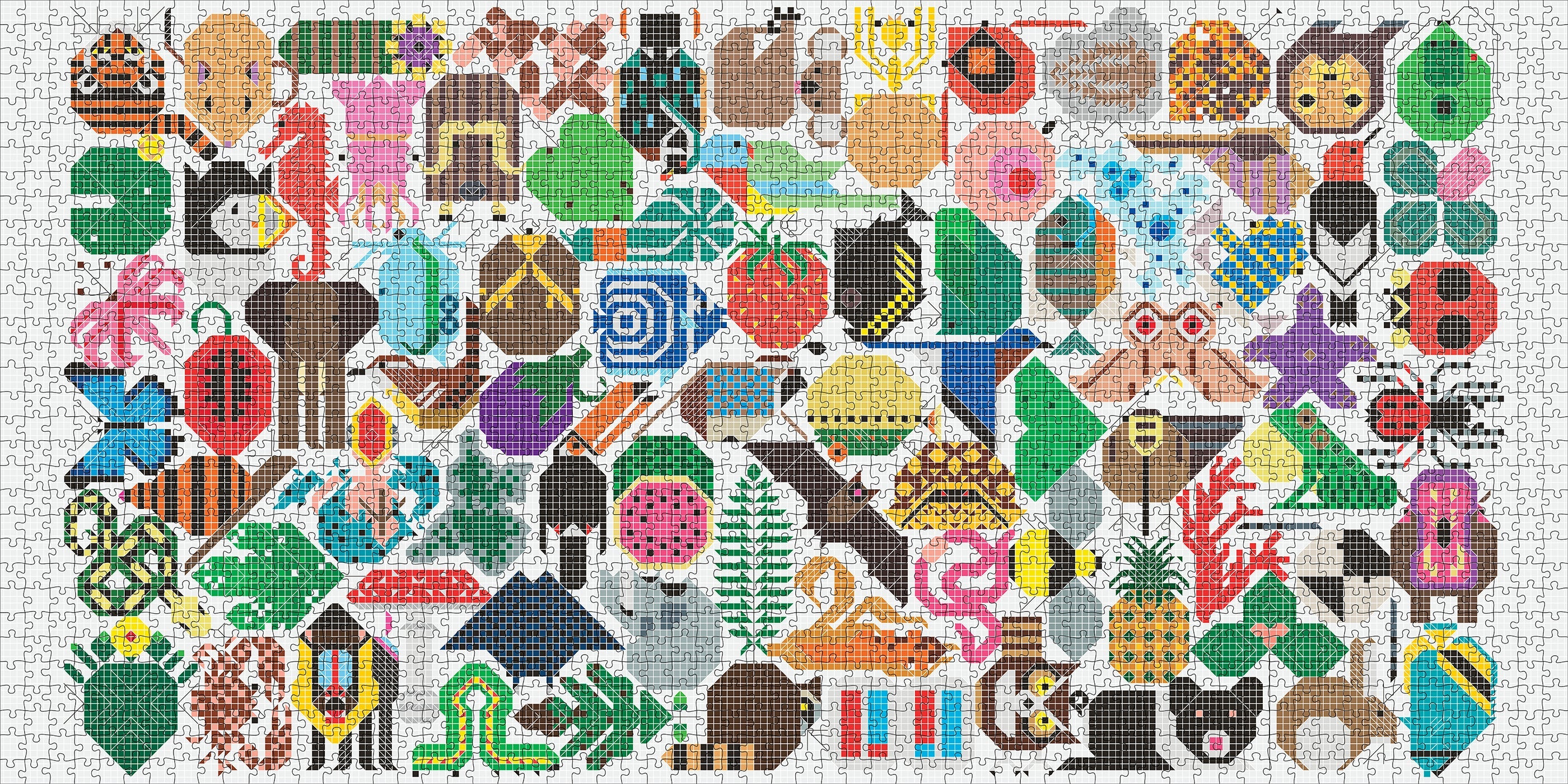 Web of Life by Charley Harper – 2000 Piece Jigsaw Puzzle (Pomegranate)