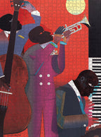 Made up: Up at Minton’s by Romare Bearden – 1000 Piece Jigsaw Puzzle (Pomegranate)