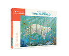 Box, turned right: The Buffalo by Robert Bissell – 1000 Piece Jigsaw Puzzle (Pomegranate)