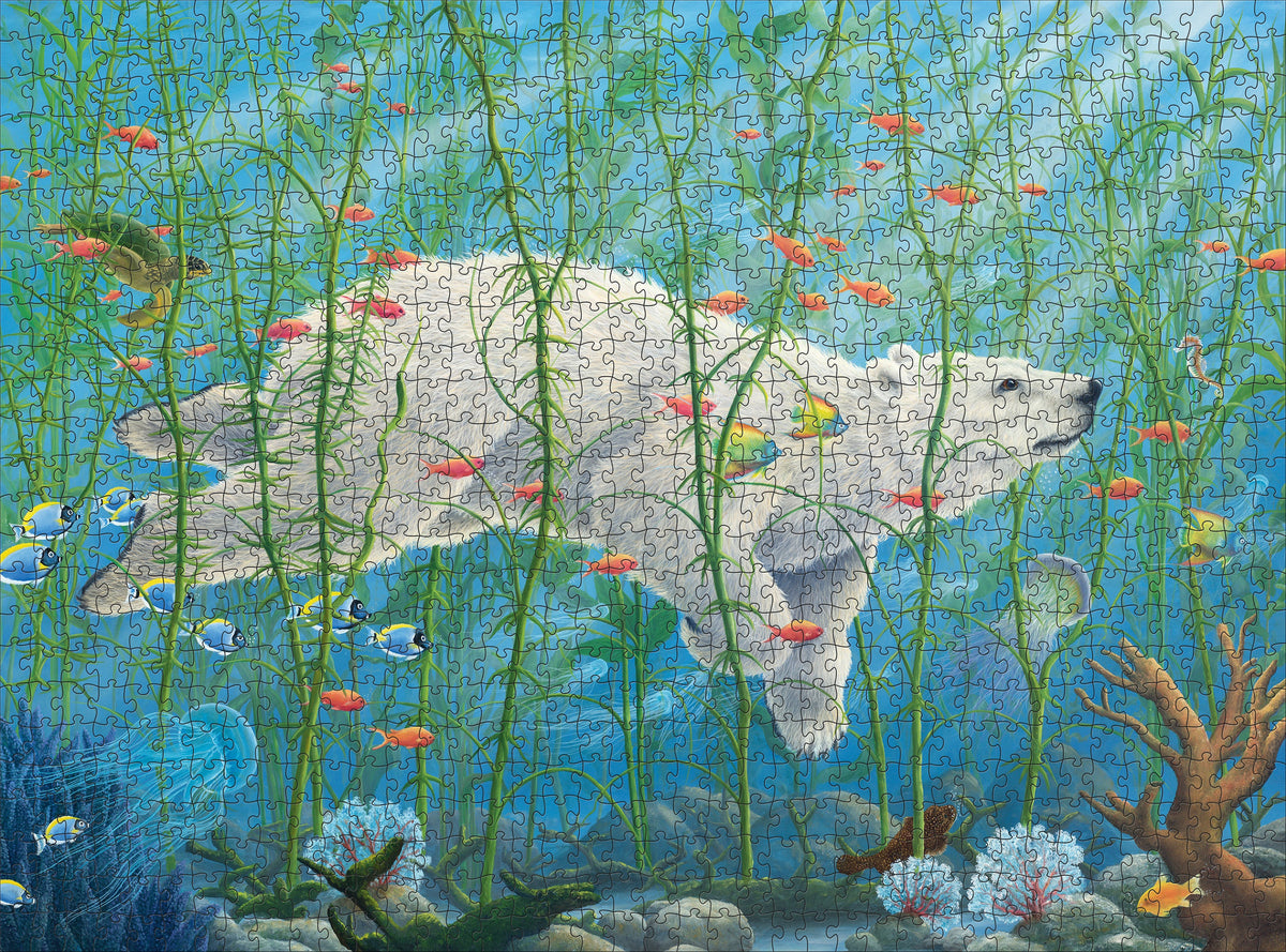 Made up: The Buffalo by Robert Bissell – 1000 Piece Jigsaw Puzzle (Pomegranate)