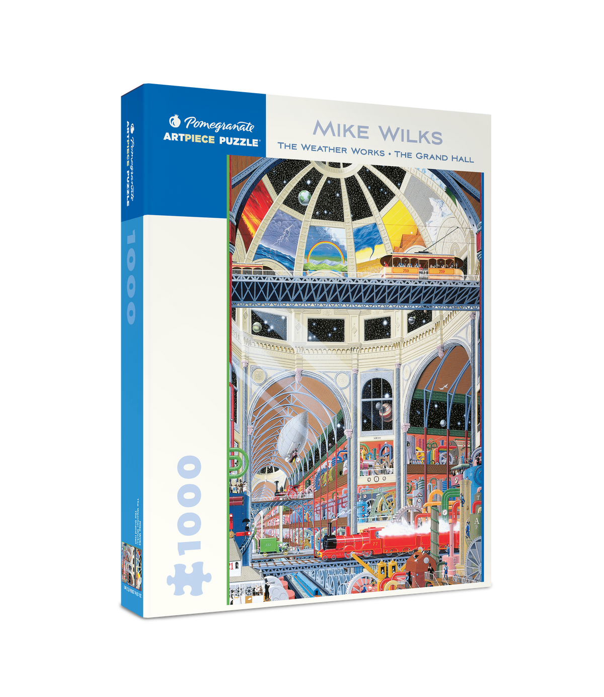 Box, turned right: The Weather Works: The Grand Hall by Mike Wilks – 1000 Piece Jigsaw Puzzle (Pomegranate)