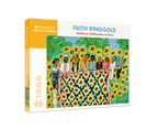 Box, turned right: Sunflower Quilting Bee at Arles by Faith Ringgold – 1000 Piece Jigsaw Puzzle (Pomegranate)