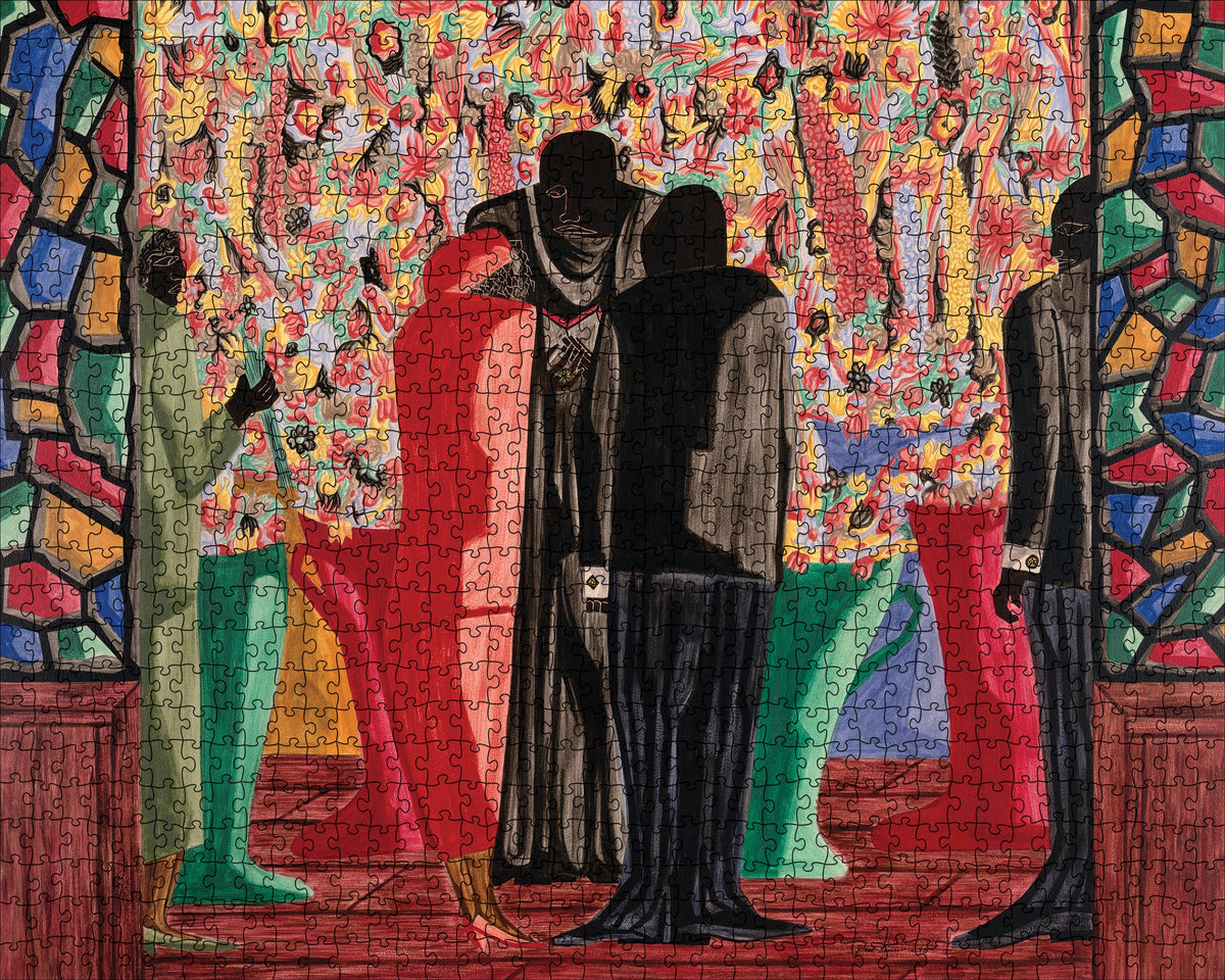 Made up: The Wedding by Jacob Lawrence – 1000 Piece Jigsaw Puzzle (Pomegranate)
