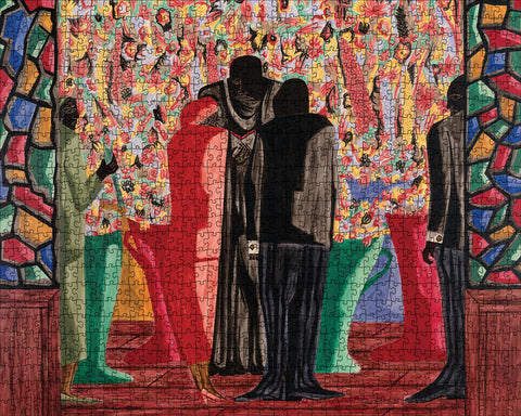 Made up: The Wedding by Jacob Lawrence – 1000 Piece Jigsaw Puzzle (Pomegranate)