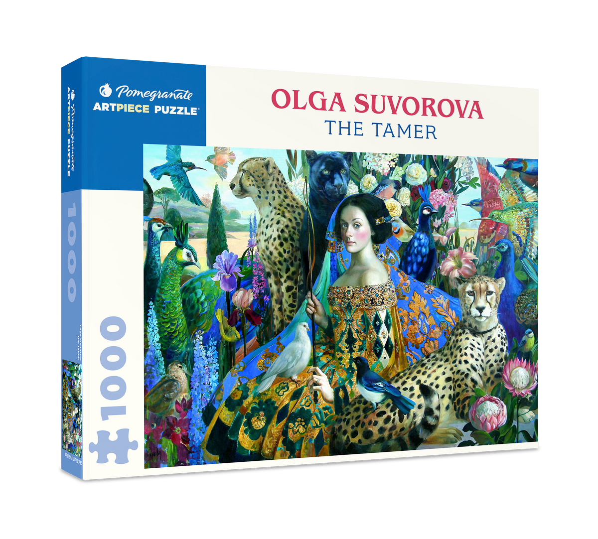 Box, turned right: The Tamer by Olga Suvorova – 1000 Piece Jigsaw Puzzle (Pomegranate)