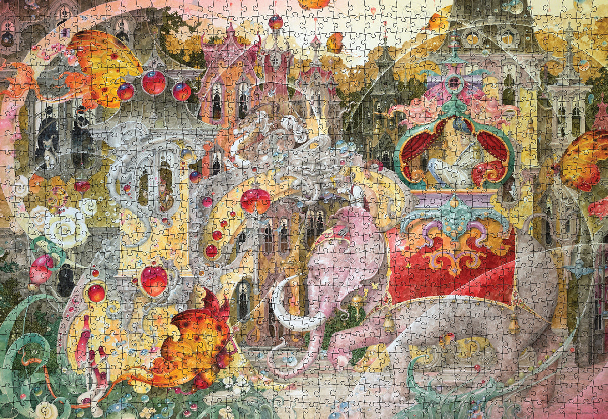 Made up: Moon Voyage by Daniel Merriam – 1000 Piece Jigsaw Puzzle (Pomegranate)