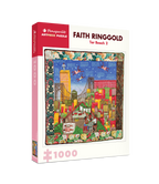 Box, turned right: Tar Beach 2 by Faith Ringgold – 1000 Piece Jigsaw Puzzle (Pomegranate)