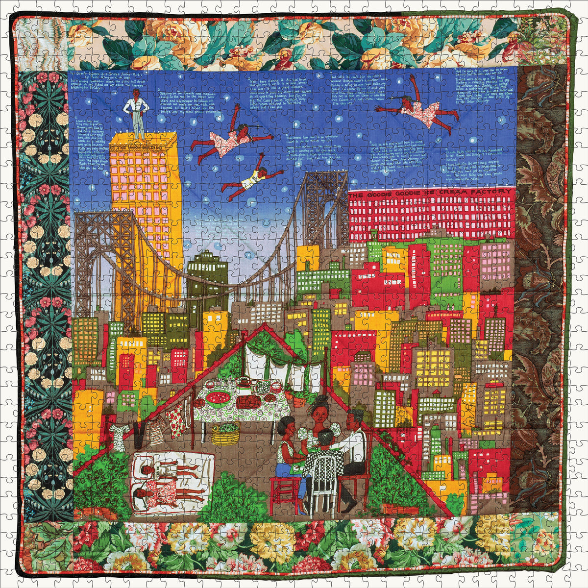 Made up: Tar Beach 2 by Faith Ringgold – 1000 Piece Jigsaw Puzzle (Pomegranate)