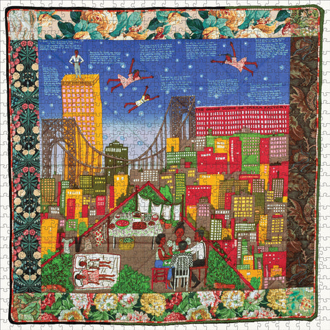 Made up: Tar Beach 2 by Faith Ringgold – 1000 Piece Jigsaw Puzzle (Pomegranate)