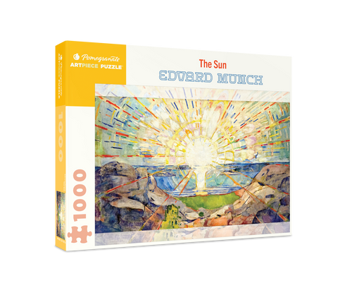 The Sun by Edvard Munch – 1000 Piece Jigsaw Puzzle (Pomegranate) - Completed Puzzle