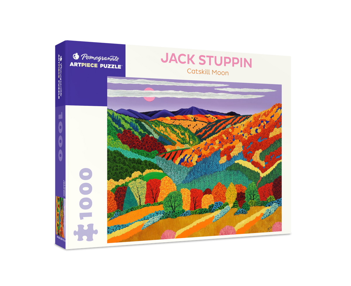 Box, turned right: Catskill Moon by Jack Stuppin – 1000 Piece Jigsaw Puzzle (Pomegranate)