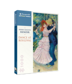 Box, turned right: Dance at Bougival by Pierre-Auguste Renoir – 1000 Piece Jigsaw Puzzle (Pomegranate)