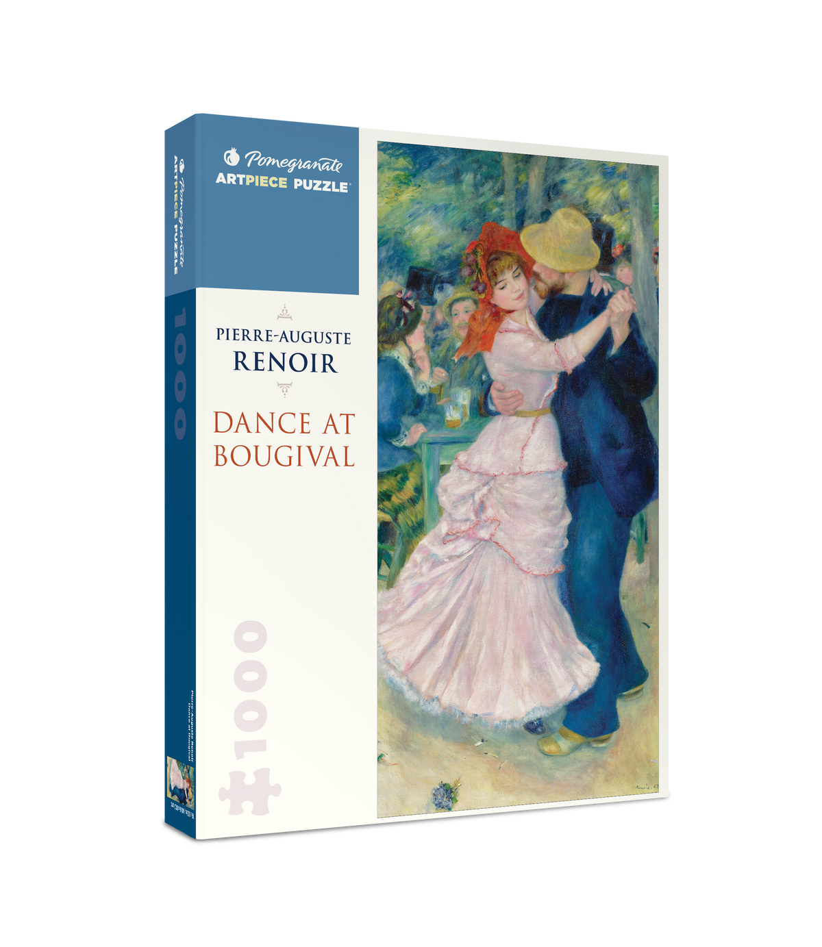 Box, turned right: Dance at Bougival by Pierre-Auguste Renoir – 1000 Piece Jigsaw Puzzle (Pomegranate)