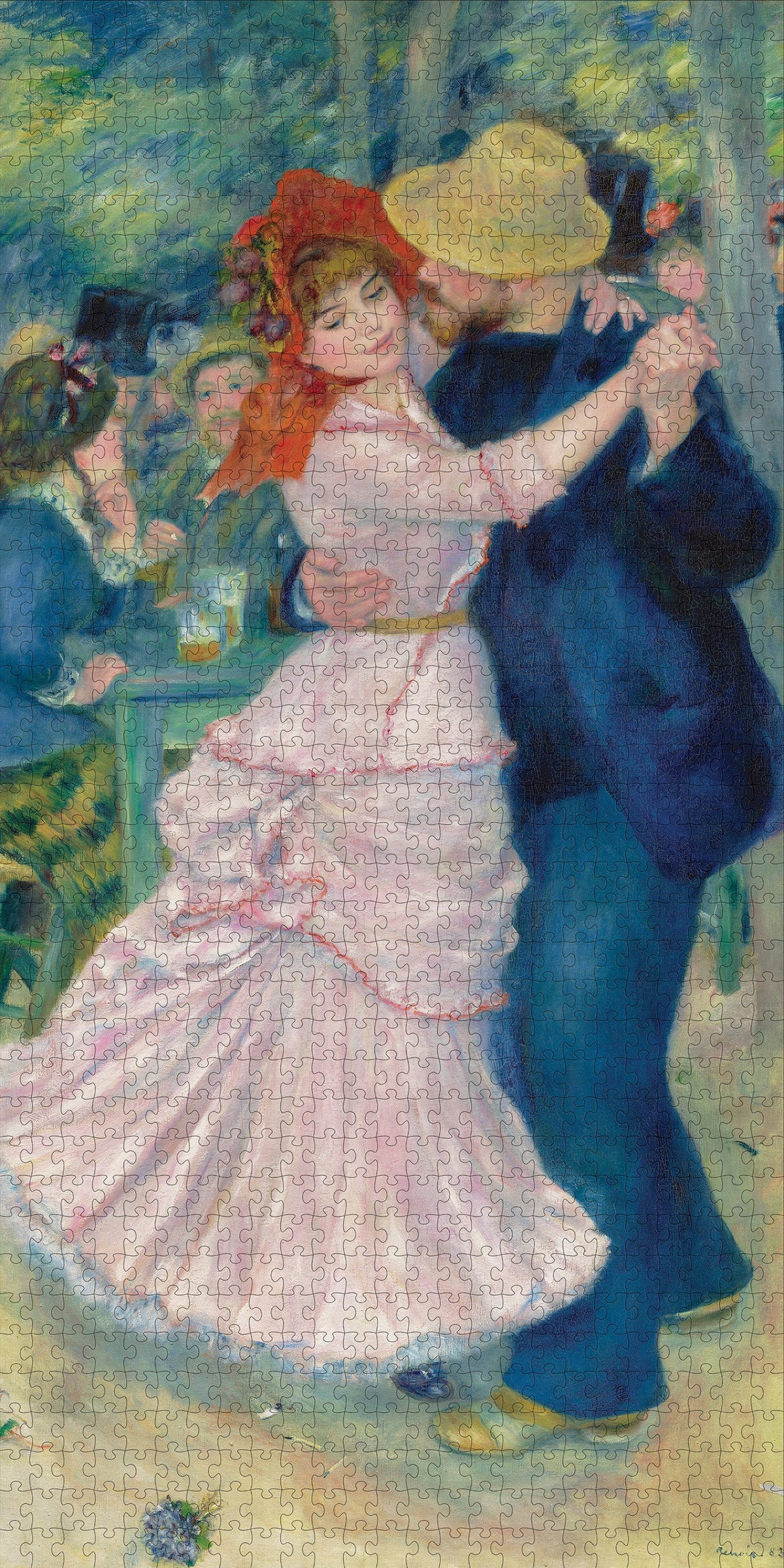 Made up: Dance at Bougival by Pierre-Auguste Renoir – 1000 Piece Jigsaw Puzzle (Pomegranate)