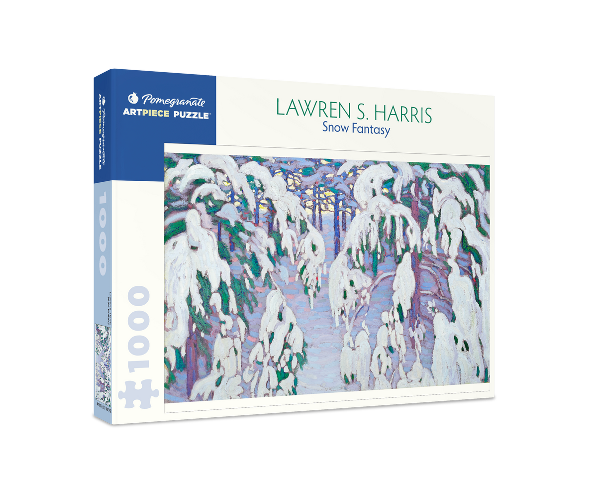 Box, turned right: Snow Fantasy by Lawren S. Harris - 1000 Piece Jigsaw Puzzle (Pomegranate)