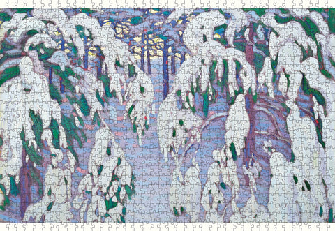Made up: Snow Fantasy by Lawren S. Harris - 1000 Piece Jigsaw Puzzle (Pomegranate)