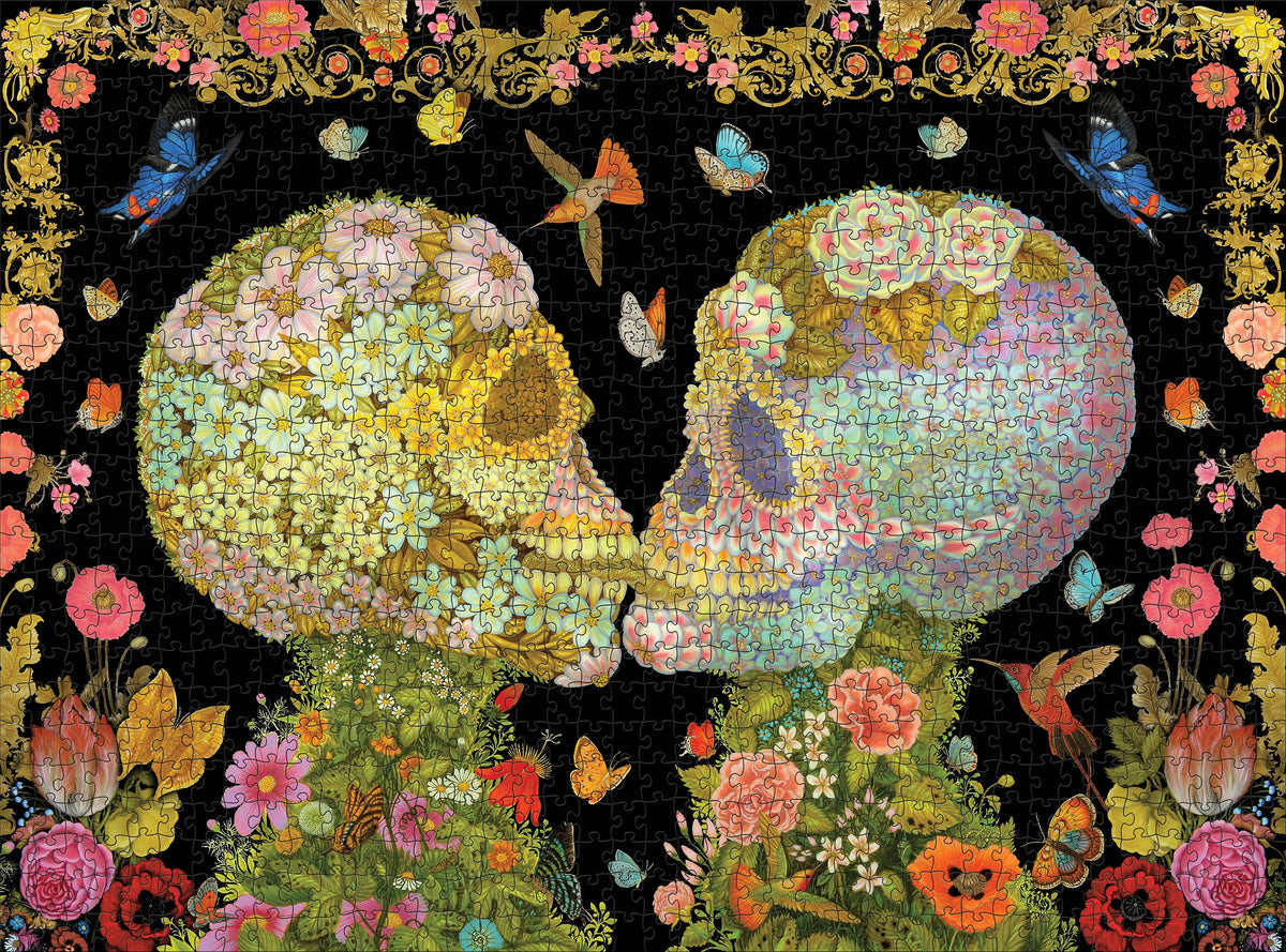 Made up: The Ecstatic Kiss of Spring by Tino Rodriguez & Virgo Paraiso – 1000 Piece Jigsaw Puzzle (Pomegranate)