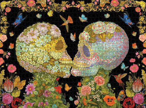 Made up: The Ecstatic Kiss of Spring by Tino Rodriguez & Virgo Paraiso – 1000 Piece Jigsaw Puzzle (Pomegranate)