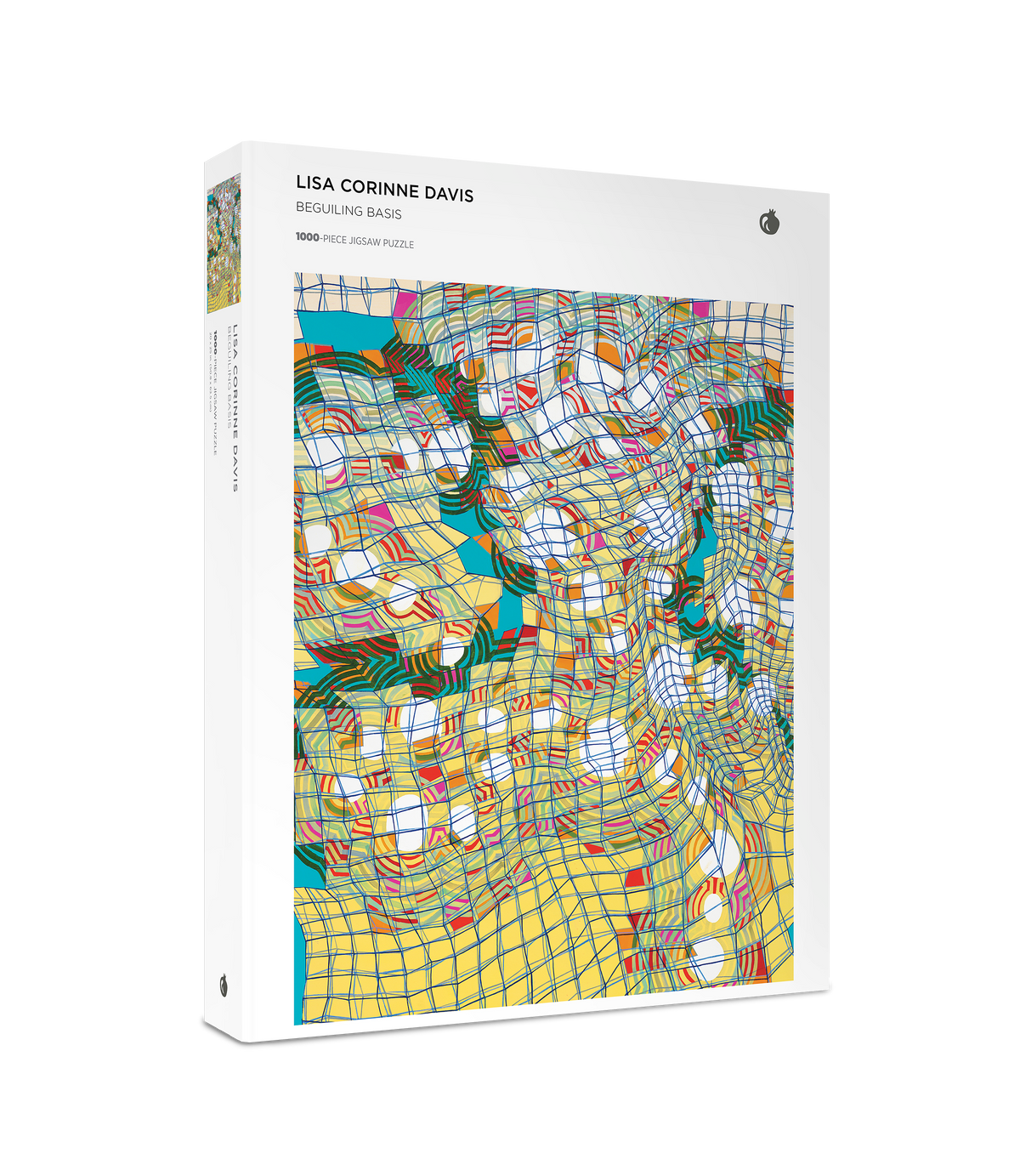Box, turned right: Beguiling Basis by Lisa Corinne Davis – 1000 Piece Jigsaw Puzzle (Pomegranate)
