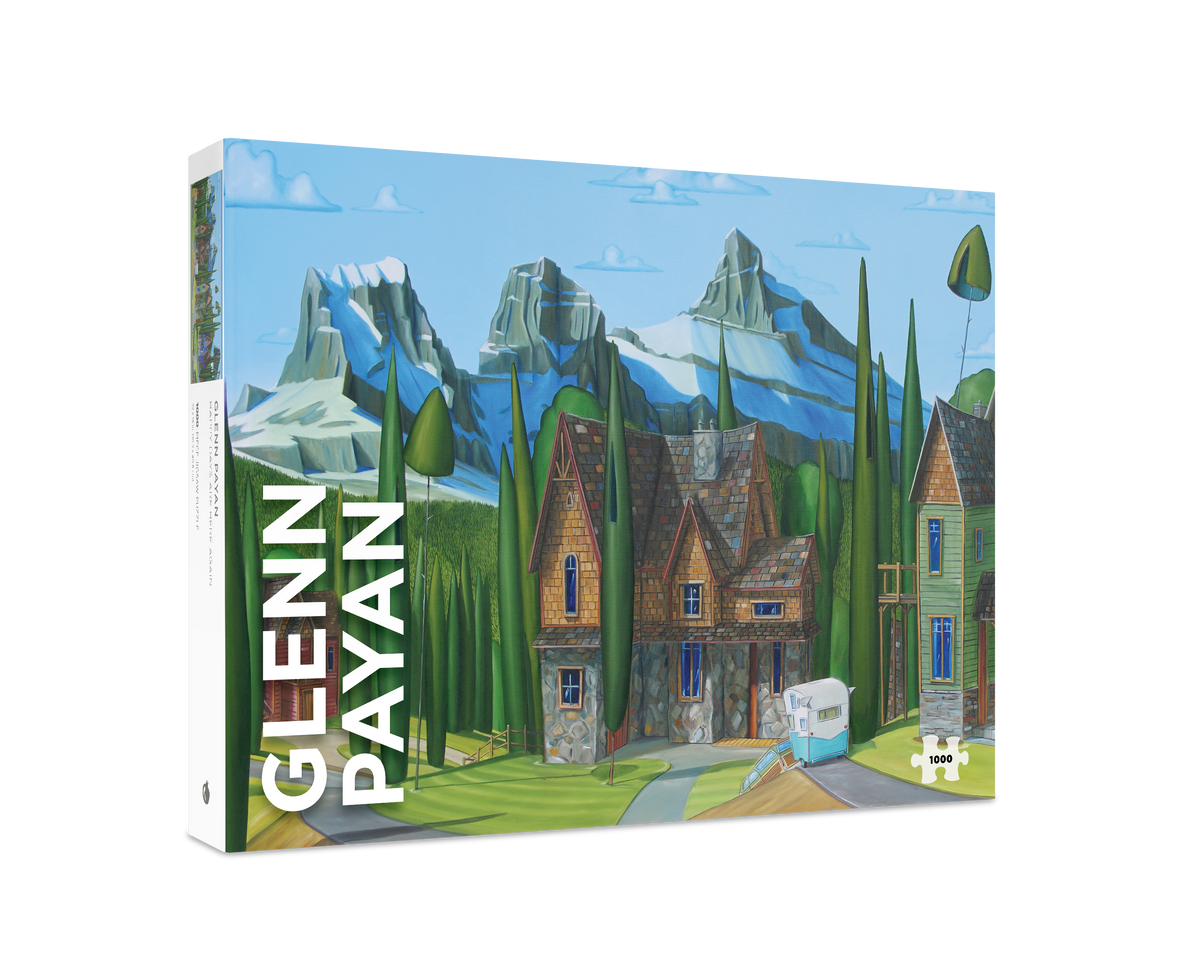 Box, turned right: Happy Days Are Here Again by Glenn Payan – 1000 Piece Jigsaw Puzzle (Pomegranate)