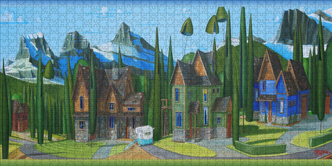 Made up: Happy Days Are Here Again by Glenn Payan – 1000 Piece Jigsaw Puzzle (Pomegranate)