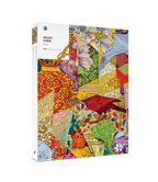 Box, turned right: Quilt by Grant Leier – 1000 Piece Jigsaw Puzzle (Pomegranate)