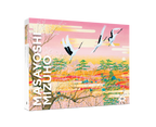 Box, turned right: Spring Flight by Masayoshi Mizuho – 1000 Piece Jigsaw Puzzle (Pomegranate)