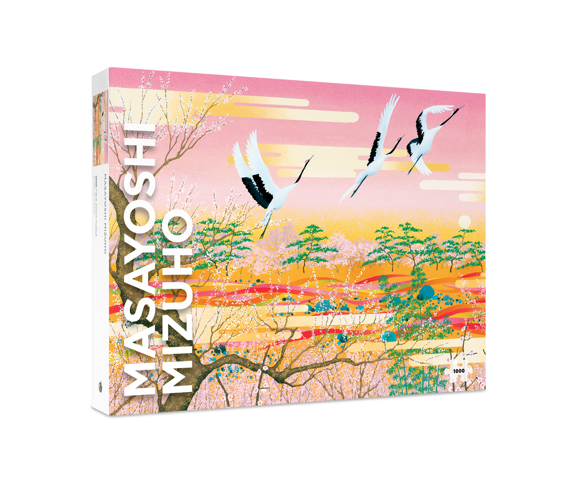 Box, turned right: Spring Flight by Masayoshi Mizuho – 1000 Piece Jigsaw Puzzle (Pomegranate)