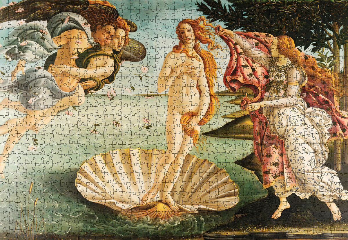 Made up: The Birth of Venus by Sandro Botticelli – 1000 Piece Jigsaw Puzzle (Pomegranate)
