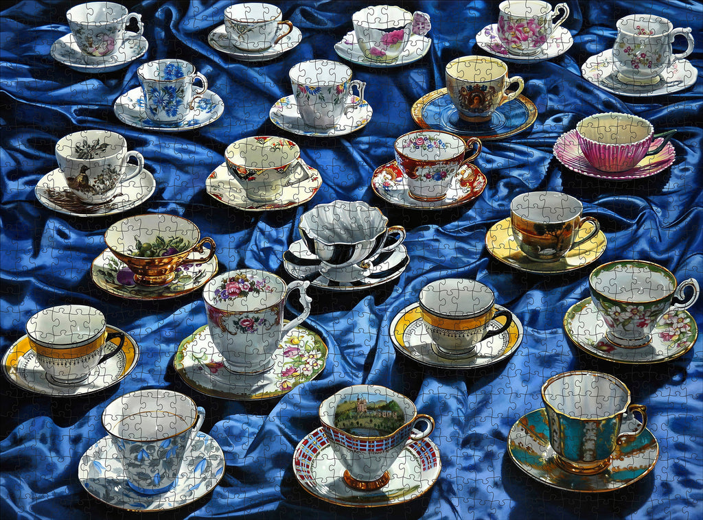 Made up: Sea of Tea by Sherrie Wolf – 1000 Piece Jigsaw Puzzle (Pomegranate)
