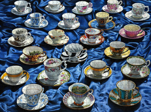 Made up: Sea of Tea by Sherrie Wolf – 1000 Piece Jigsaw Puzzle (Pomegranate)