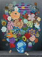 Made up: Still Life with Flowers by Casey Gray – 1000 Piece Jigsaw Puzzle (Pomegranate)