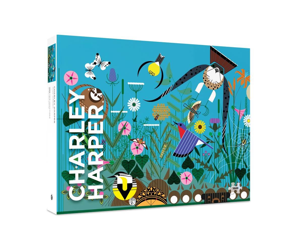 Box, turned right: Wild Summer by Charley Harper – 1000 Piece Jigsaw Puzzle (Pomegranate)