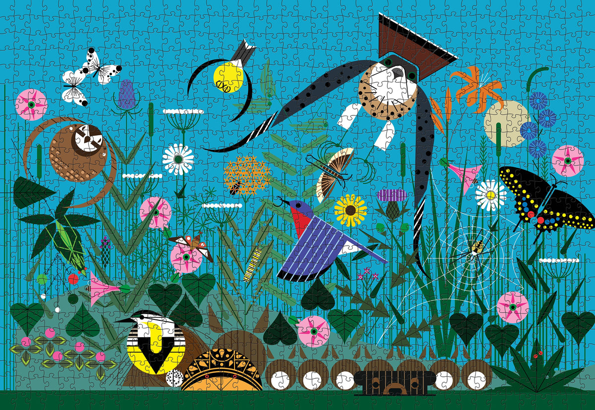 Made up: Wild Summer by Charley Harper – 1000 Piece Jigsaw Puzzle (Pomegranate)