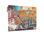 Box, turned right: Cruising Turtle Island by Gilbert “Magu” Luján – 1000 Piece Jigsaw Puzzle (Pomegranate)