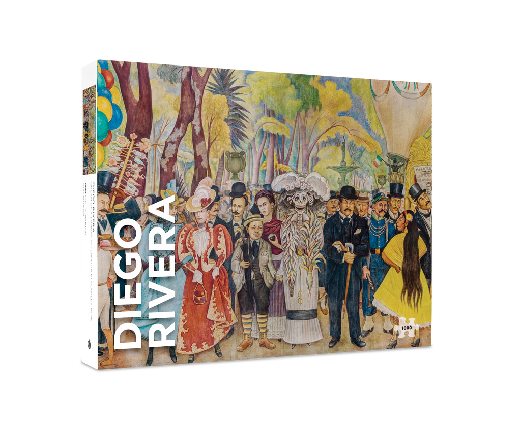 Dream of a Sunday Afternoon in Alameda Park by Diego Rivera – 1000 Piece Jigsaw Puzzle (Pomegranate)