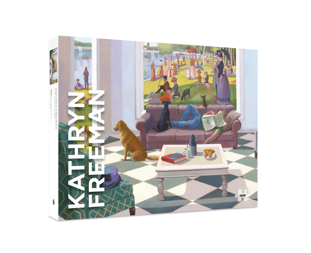 The Sunday Paper by Kathryn Freeman – 1000 Piece Jigsaw Puzzle (Pomegranate)